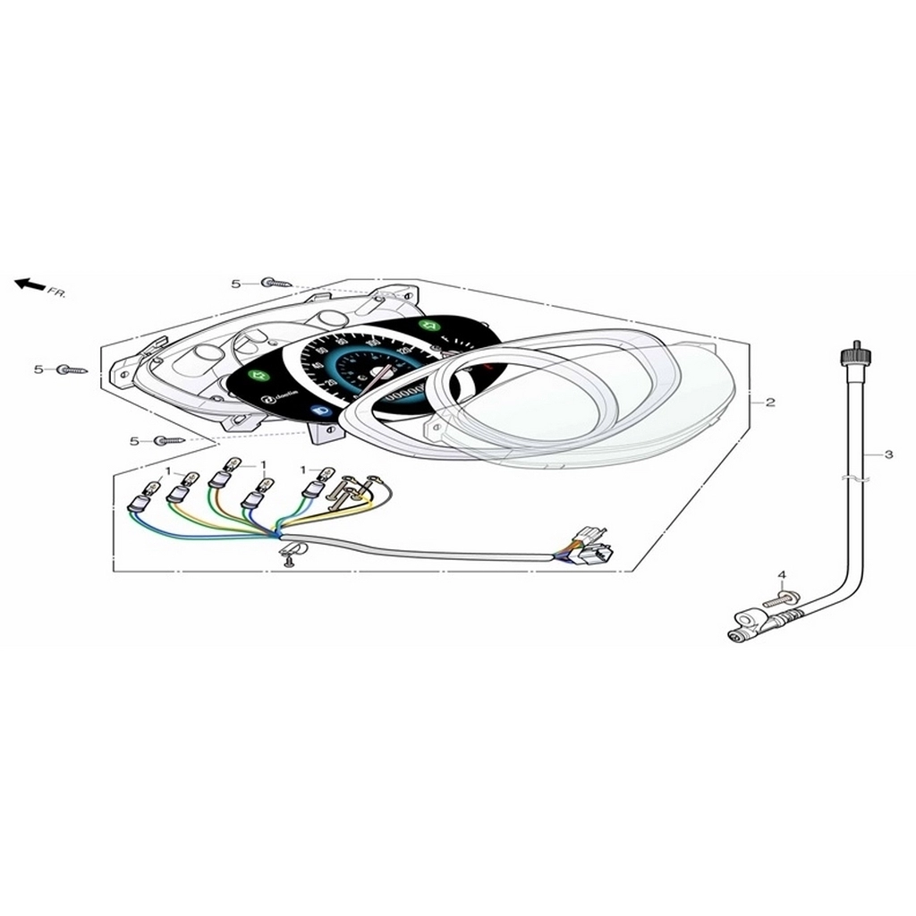 DAELIM NC125 (DL125DRT) KILOMETRE SAATI #DL125-DRT F0202